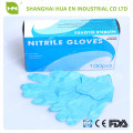 Nitrile gloves without chemical residue